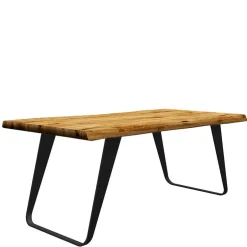 Naturkante Esszimmertisch aus Eiche - Rain^Wohnen Discount