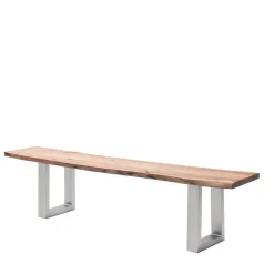 Naturkanten Esstisch-Bank in Akazie Natur - Fixum^Wohnen Clearance