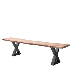 Naturkanten Esszimmerbank Akazie Natur - Coriba^Wohnen Discount