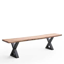 Naturkanten Esszimmerbank Akazie Natur - Coriba^Wohnen Discount