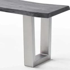 Naturkantenbank in Akazie Grau - Cortessa^Wohnen Discount