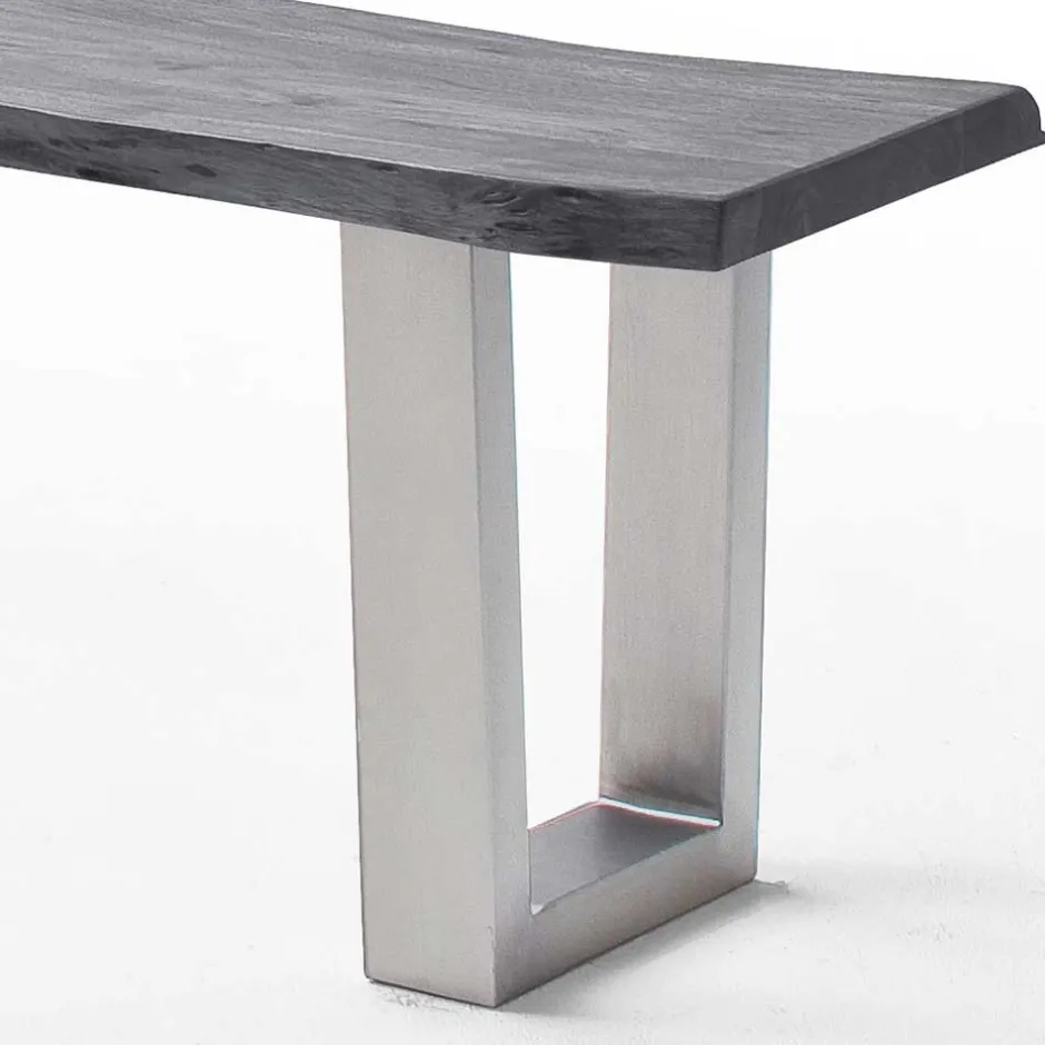 Naturkantenbank in Akazie Grau - Cortessa^Wohnen Discount