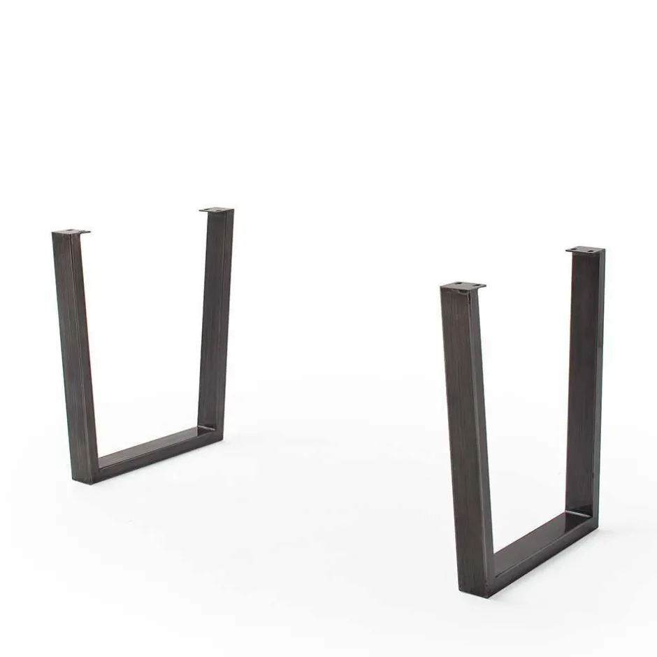 Wohnen Naturkantentisch in Walnuss Braun Akazie - Genzema