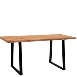 Naturkanten-Tisch mit Trapezbeinen - Captain^Wohnen