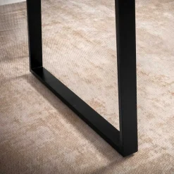 Naturkanten-Tisch mit Trapezbeinen - Captain^Wohnen