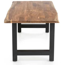 Naturkantentisch und Armlehnenstühle - Norian (fünfteilig)^Wohnen Sale