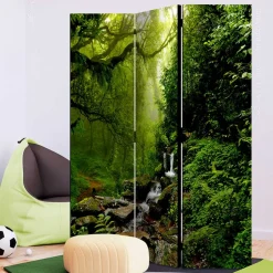 Wohnen Naturmotiv Paravent Wald & Wasser - Rikuo