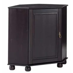 Wohnen Niedriger Holzschrank für die Ecke in Wenge - Scruba