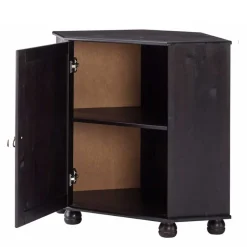 Wohnen Niedriger Holzschrank für die Ecke in Wenge - Scruba