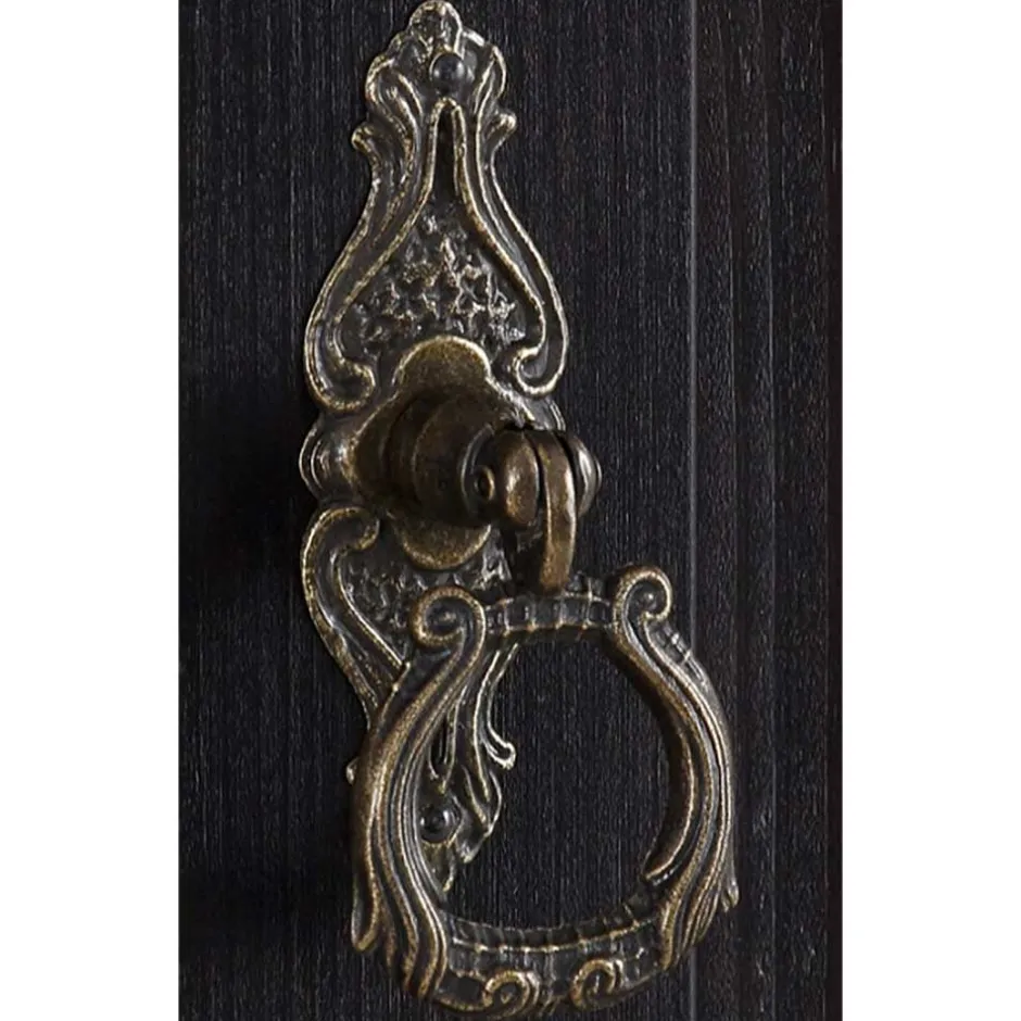 Wohnen Niedriger Holzschrank für die Ecke in Wenge - Scruba