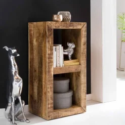 Niedriges Standregal Recers im Landhausstil rustikal^Wohnen New