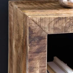 Niedriges Standregal Recers im Landhausstil rustikal^Wohnen New