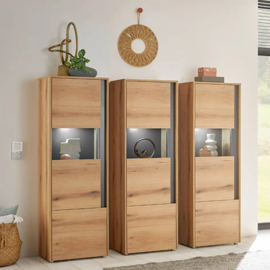 Niedriges Vitrinen-Trio modern - Colomania (dreiteilig)^Wohnen Hot