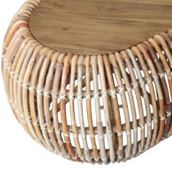 Nieren Couchtisch Stalinos aus Rattan^Wohnen Best