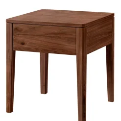 Wohnen Nussbaum Bett mit extravagantem Kopfteil - Astosa