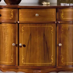 Nussbaumfarbenes Sideboard Dentro im Barock Design^Wohnen Hot