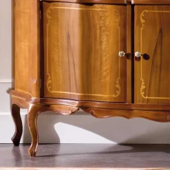 Nussbaumfarbenes Sideboard Dentro im Barock Design^Wohnen Hot