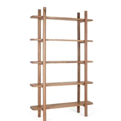 Wohnen Offenes Bücherregal aus Akazienholz - Kerbea