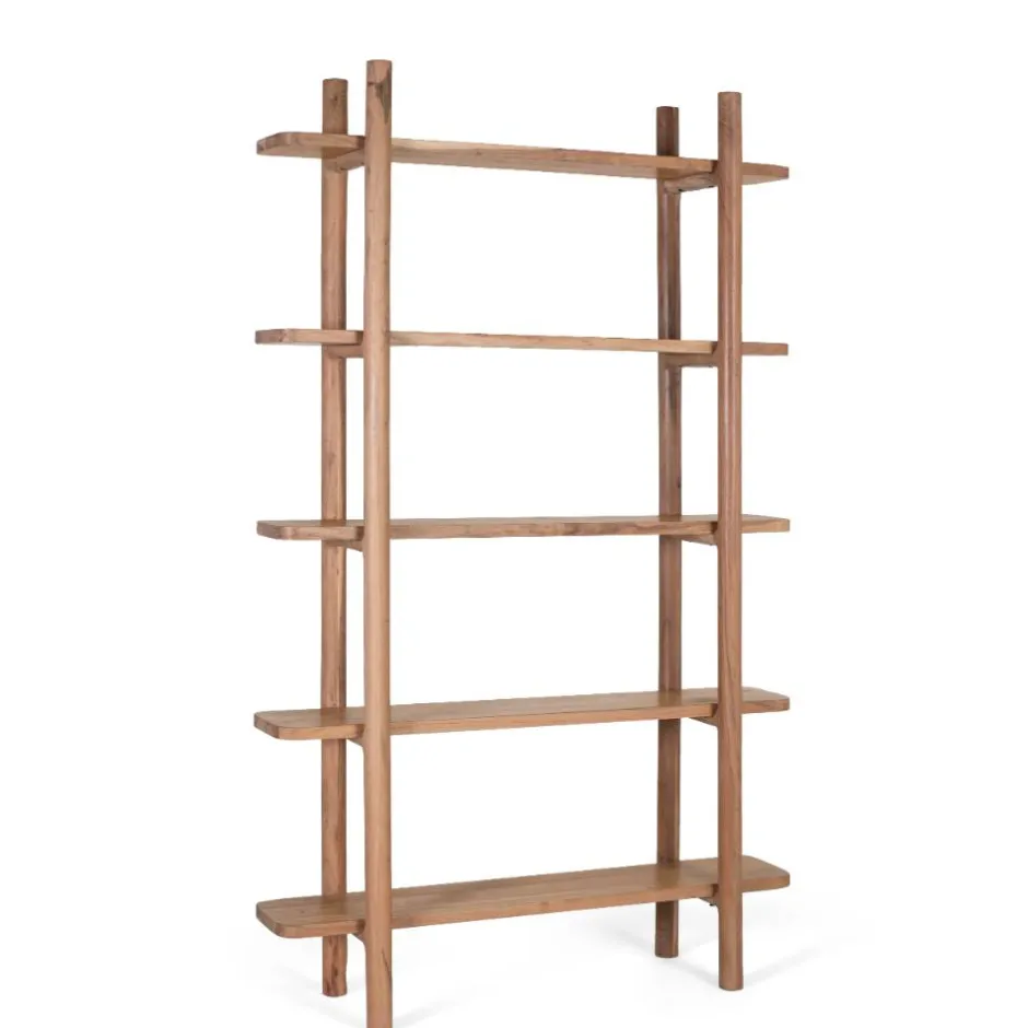 Wohnen Offenes Bücherregal aus Akazienholz - Kerbea