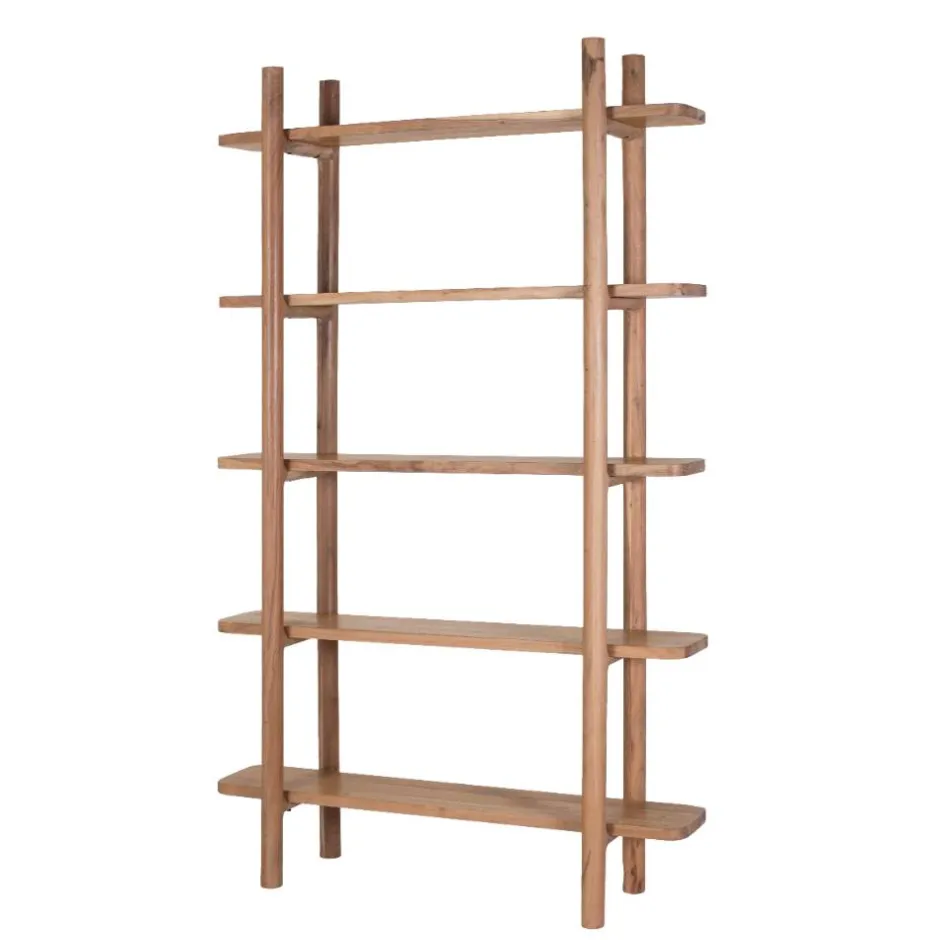 Wohnen Offenes Bücherregal aus Akazienholz - Kerbea