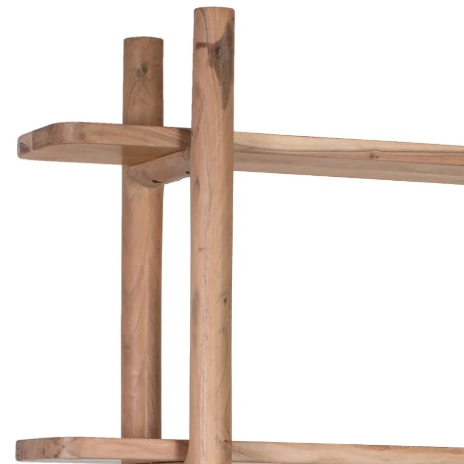 Wohnen Offenes Bücherregal aus Akazienholz - Kerbea