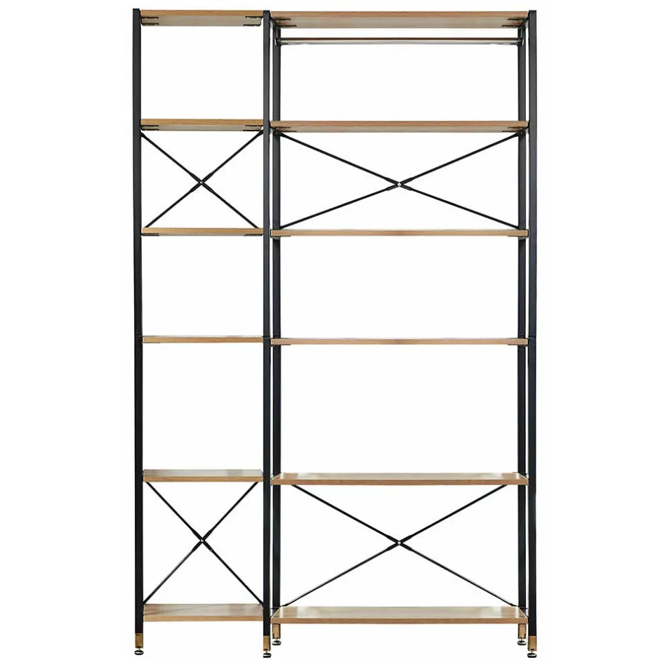 Offenes Industrialregal für die Garderobe - Special^Wohnen Discount