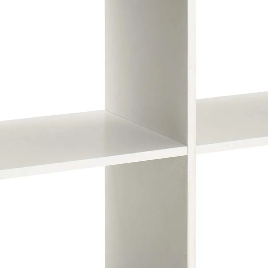 Wohnen Offenes Regal Clarence in Weiß Grau