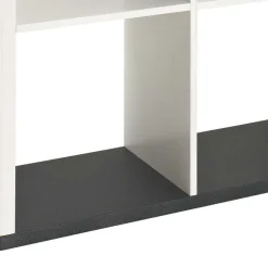 Wohnen Offenes Regal Clarence in Weiß Grau