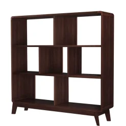 Wohnen Offenes Regal in Walnuss Holzoptik - Pastilla