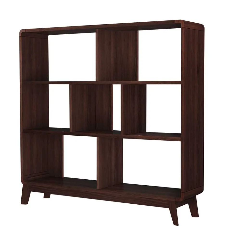 Wohnen Offenes Regal in Walnuss Holzoptik - Pastilla