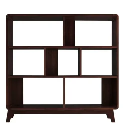 Wohnen Offenes Regal in Walnuss Holzoptik - Pastilla