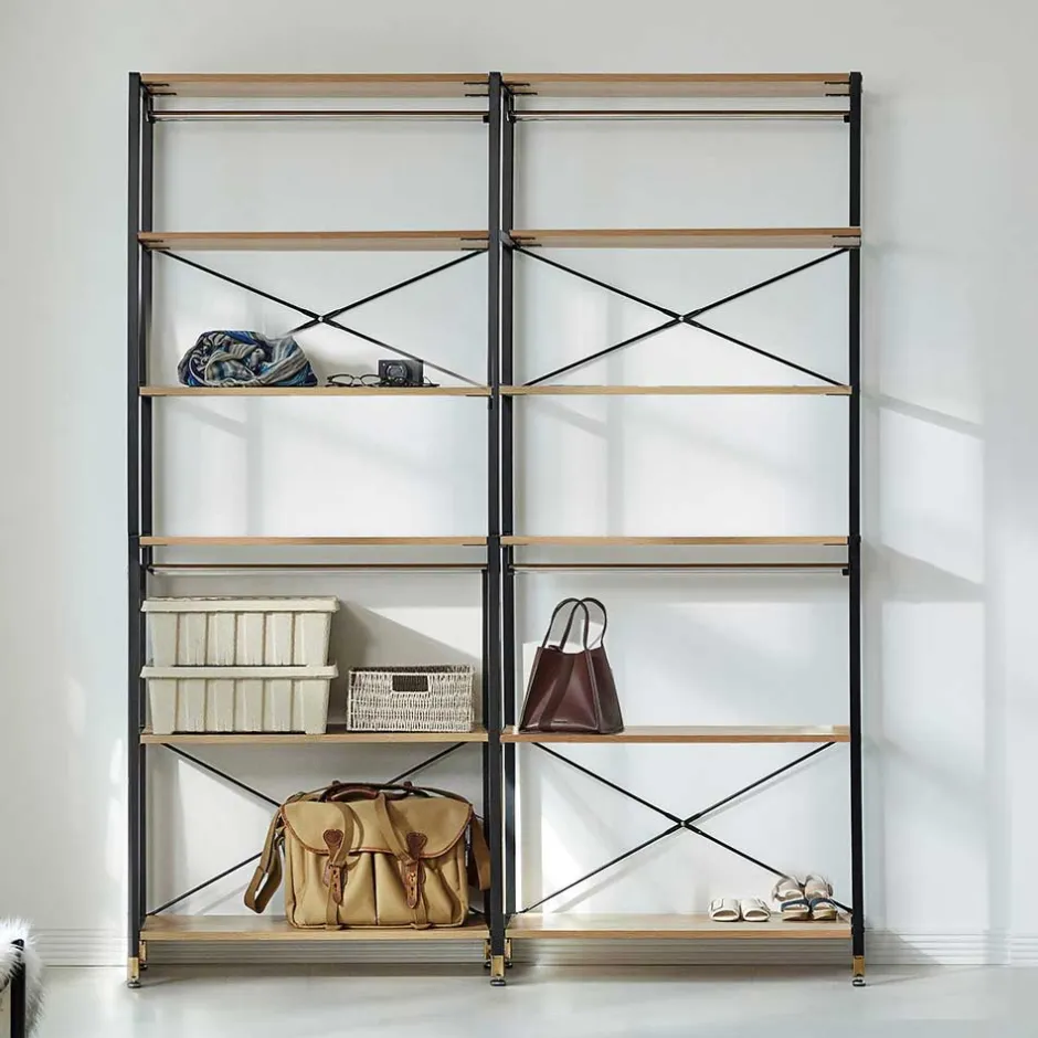 Wohnen Offenes Standregal für den Flur 168x210x30 - Legia