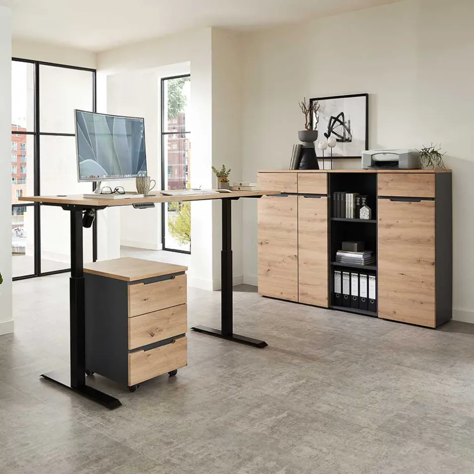 Office Einrichtung Möbelset - Kuetra (fünfteilig)^Wohnen New