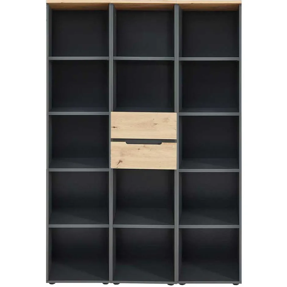 Wohnen Office Regale Set - Kuetra (dreiteilig)