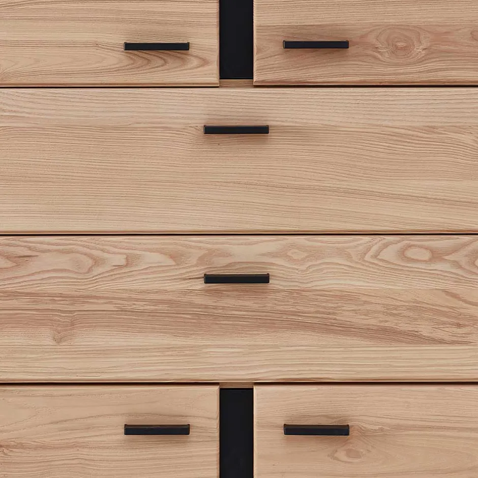 Wohnen Office Schrank mit vier Türen mit zwei Schubladen - Emly