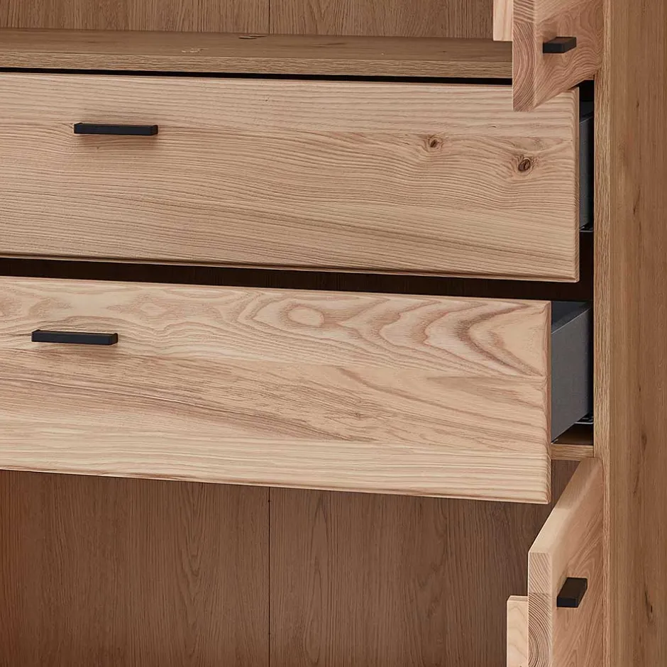 Wohnen Office Schrank mit vier Türen mit zwei Schubladen - Emly