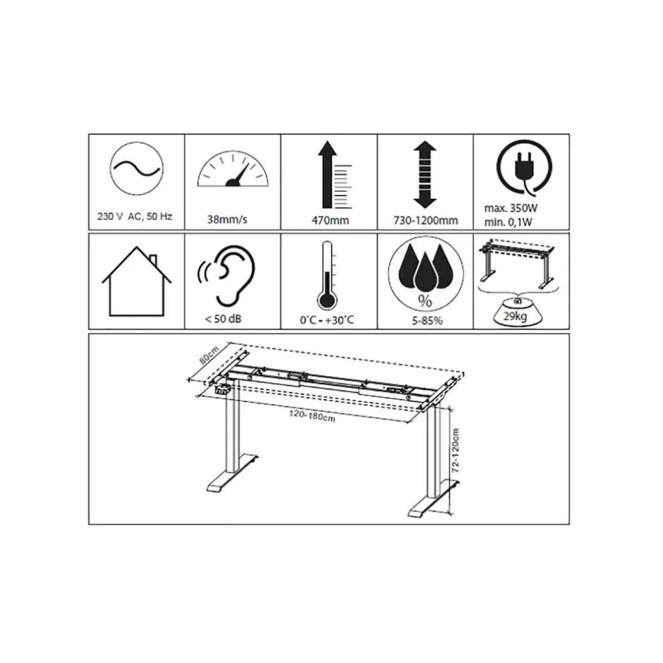 Officetisch und Raumteiler Set - Sparkle (zweiteilig)^Wohnen Clearance