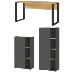 Officetisch und Schränke Set - Casai (dreiteilig)^Wohnen Outlet