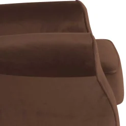 Wohnen Ohrenbackensessel in Braun und Buche Natur - Revelinda