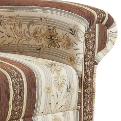 Ohrenbackensessel mit Streifen und Ornamenten - Etrinas^Wohnen