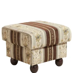 Ohrenbackensessel mit Streifen und Ornamenten - Etrinas^Wohnen