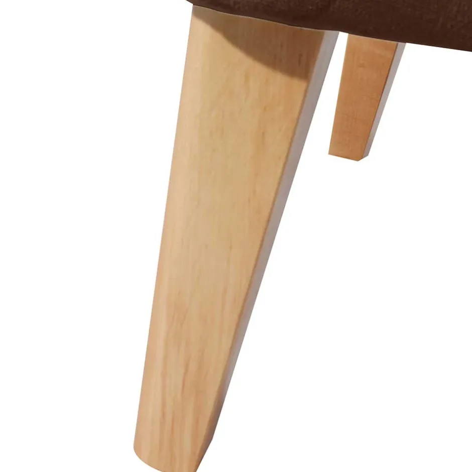 Ohrensessel in Braun und Buche Natur - Emirello^Wohnen Online