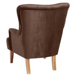 Ohrensessel in Braun und Buche Natur - Emirello^Wohnen Online