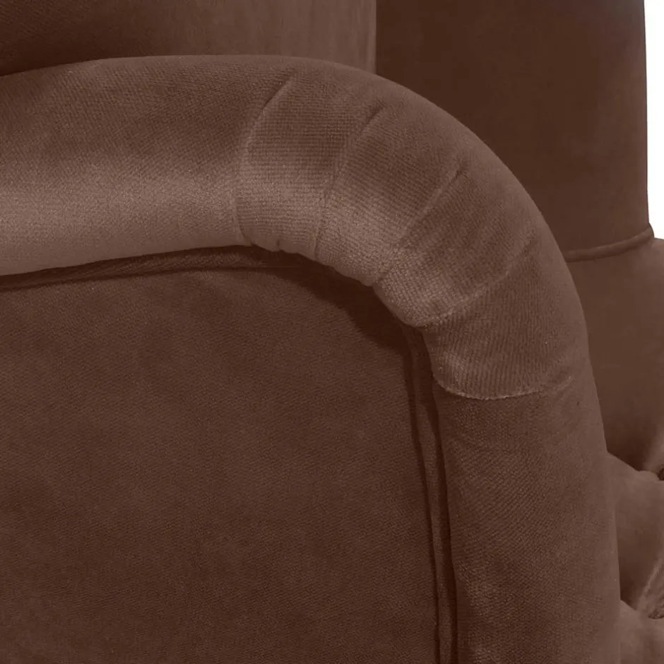 Ohrensessel in Braun und Buche Natur - Emirello^Wohnen Online