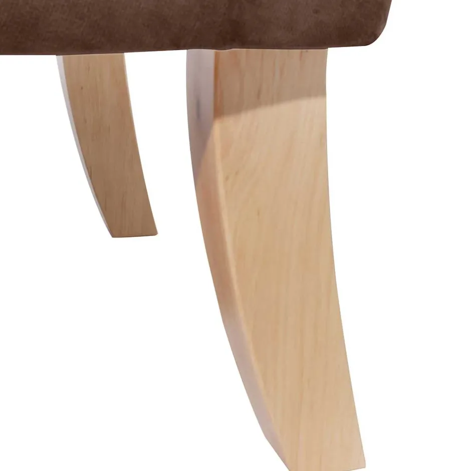 Ohrensessel in Braun und Buche Natur - Emirello^Wohnen Online