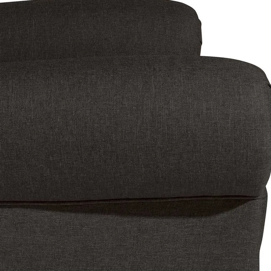 Wohnen Ohrensessel in Dunkelbraun Stoffbezug - Oase