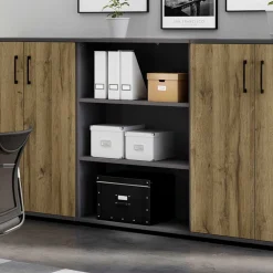 Wohnen Ordnerregal mit drei Fächern - Disgano