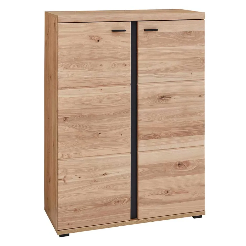 Wohnen Ordnerschrank mit Doppeltür teilmassiv - Emly