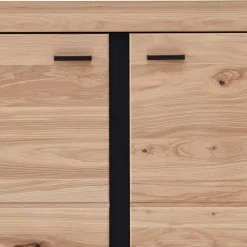 Wohnen Ordnerschrank mit Doppeltür teilmassiv - Emly