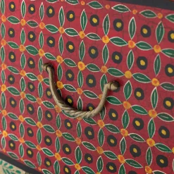 Wohnen Orient Design Truhe in Bunt mit Elefanten Motiv - Branle